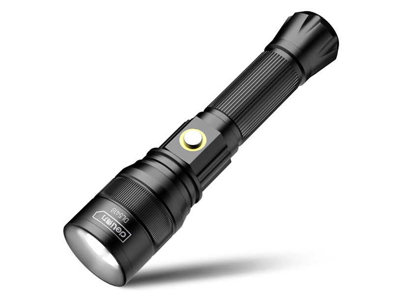 得力工具DL5418手电筒250流明1200mAh变焦