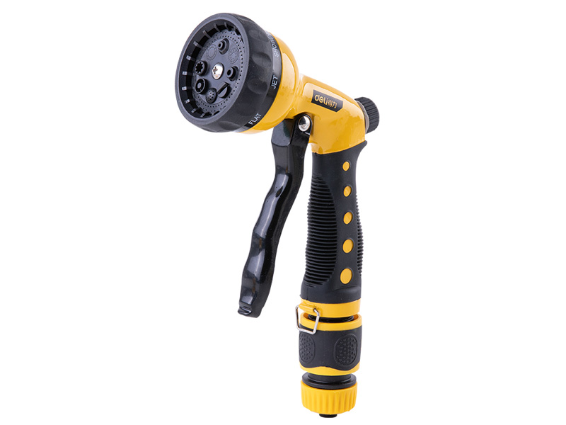 得力工具DL8055洗车水枪6件套2米