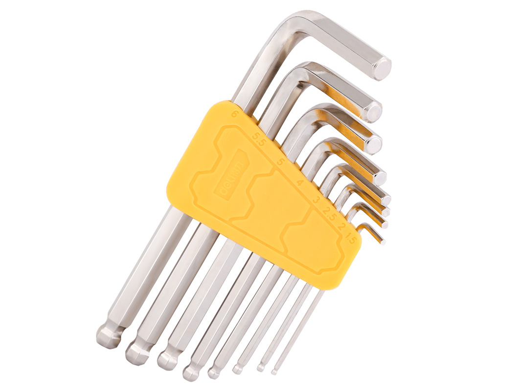 得力工具DL230108球头内六角组套8件套