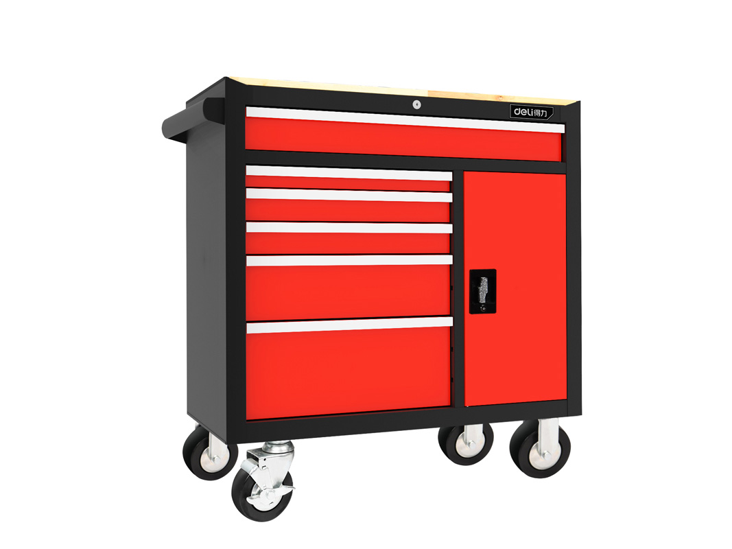得力工具DQ02308八抽屉工具车1120×460×1060mm