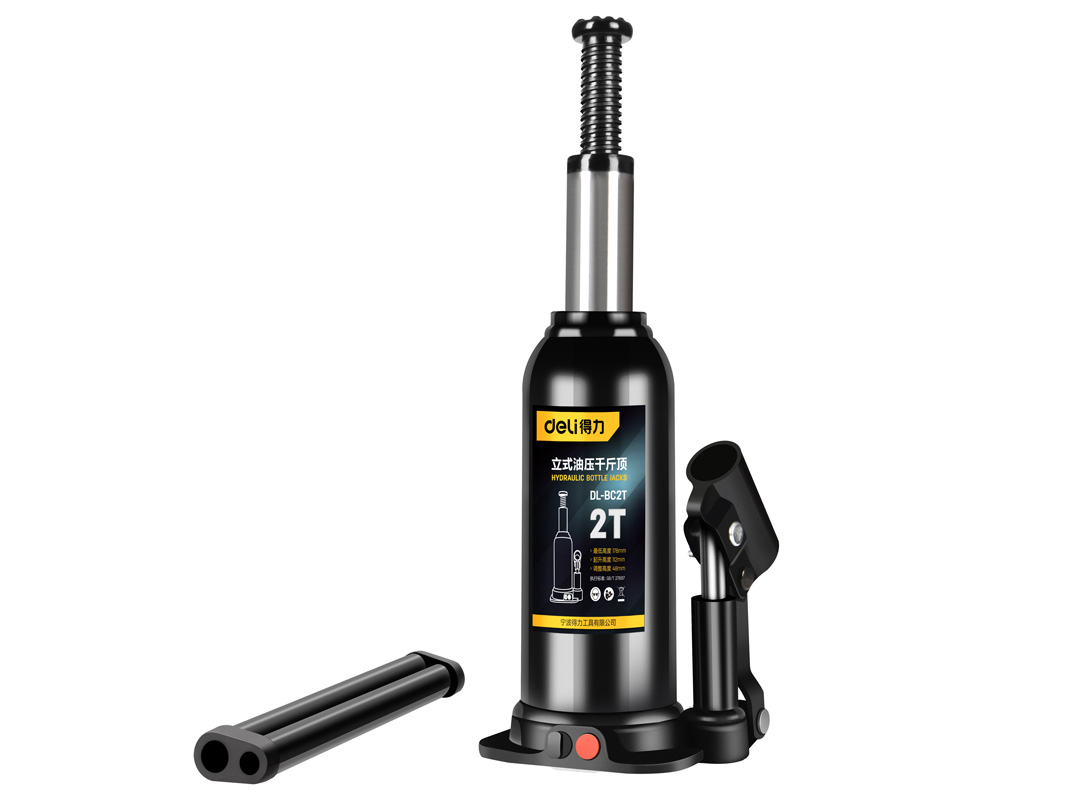 得力工具DL-BC2T调杆液压千斤顶2T