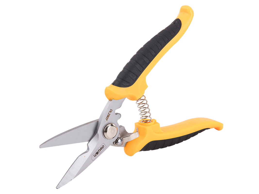 得力工具DL2907电工剪7寸